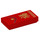 LEGO Red Tile 1 x 2 with Chinese Characters with Groove (3069 / 67679)