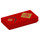 LEGO rouge Tuile 1 x 2 avec Gold Chinese Symbol avec rainure (3069 / 50476)