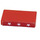 LEGO Red Tile 1 x 2 with Three Stars Sticker with Groove (3069)