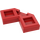 LEGO rouge Tuile 2 x 2 Coin avec Cutouts (27263)