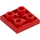 LEGO Red Tile 2 x 2 Inverted (11203)