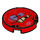 LEGO rouge Tuile 2 x 2 Rond avec Globlin Affronter avec porte-goujon inférieur (14769 / 25178)