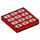 LEGO rouge Tuile 2 x 2 avec Number Keypad avec rainure (3068 / 28444)