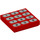 LEGO Rojo Plana 2 x 2 con Number Keypad con ranura (3068 / 28444)