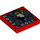 LEGO rouge Tuile 2 x 2 avec Osciller et Roll Modèle avec rainure (3068 / 37185)