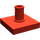 LEGO Rood Tegel 2 x 2 met Verticaal Pin (2460 / 49153)