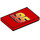 LEGO rouge Tuile 2 x 3 avec &quot;95&quot; (26603 / 34272)