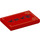 LEGO Rosso Piastrella 2 x 3 con Chinese Characters (26603 / 67553)