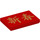 LEGO Rosso Piastrella 2 x 3 con Chinese Characters (26603 / 67699)