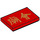 LEGO Red Tile 2 x 3 with Chinese Characters (26603 / 67700)