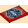 LEGO rouge Tuile 2 x 3 avec Yeux dans Dark Bleu Cloud (26603)
