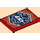 LEGO Red Tile 2 x 3 with Eyes in Dark Blue Cloud (26603 / 78108)