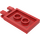 LEGO Red Tile 2 x 3 with Horizontal Clips (Angled Clips) (30350)