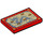 LEGO Red Tile 2 x 3 with Map of Kumandra  (26603 / 69663)