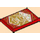 LEGO rouge Tuile 2 x 3 avec blanc Dojo Temple (Ninjago Wisdom Banner) (26603)