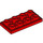 LEGO Red Tile 2 x 4 Inverted (3395)