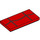 LEGO Rood Tegel 2 x 4 met Zwart Lines (87079 / 103277)