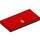 LEGO Red Tile 2 x 4 with Ferrari Logo and Black Line (87079)