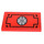 LEGO Red Tile 2 x 4 with Ninjago Dojo Sticker (87079)