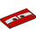 LEGO rouge Tuile 2 x 4 avec “rouge” Yeux (71042 / 87079)