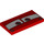 LEGO Red Tile 2 x 4 with “Red” Eyes (71042 / 87079)