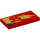 LEGO rouge Tuile 2 x 4 avec Rusteze 95 Lightning Bolt (Droite) (33709 / 87079)
