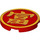 LEGO Rouge Tuile 3 x 3 Rond avec Chinese Logogram &#039;富&#039; (67095 / 101529)