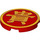 LEGO Rouge Tuile 3 x 3 Rond avec Chinese Logogram &#039;貴&#039; (67095 / 101530)