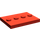 LEGO rouge Tuile 3 x 4 avec Quatre Goujons (17836 / 88646)