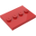 LEGO Red Tile 3 x 4 with Four Studs (17836 / 88646)