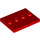 LEGO Red Tile 3 x 4 with Four Studs (17836 / 88646)