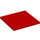 LEGO rot Fliese 6 x 6 mit Unterrohren (10202)