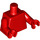 LEGO Rood Torso met Armen en Handen (73403 / 76382)