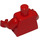 LEGO Red Torso with Classic Space Moon Sticker (Red) (973)