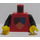 LEGO Rot Torso mit Classic Tri-Colored Schild (973)