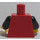 LEGO Červená Trup s Classic Tri-Colored Štít (973)