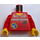 LEGO rot Torso mit Jacket, Radio, &#039;Raum Port-Logo&#039; (973)