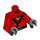 LEGO rot Torso mit Ninjago Robe und Asian Characters (76382 / 88585)