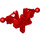 LEGO rouge Torse avec Épaule Joints (53545)