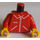 LEGO Rojo Torso con Zippered Chaqueta (973 / 73403)