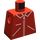 LEGO rot  Town Torso ohne Arme (973)