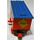LEGO Red Train Battery Box Car with &#039;TRANSPORT&#039; and &#039;COMPANY&#039; Sticker