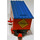 LEGO Rood Trein Accu Doos Auto met &#039;TRANSPORT&#039; en &#039;COMPANY&#039; Sticker