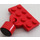 LEGO Rojo Train Coupling Plate with Red Magnet