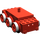 LEGO rot Zug Motor, 12V 2 Kontaktlöcher