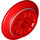 LEGO Rood Trein Wiel met As Gat en Wrijving Band (55423 / 57999)