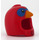 LEGO Red Turkey Costume Head Cover with Blue Eye Mask