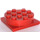 LEGO Red Turntable 4 x 4 Base with Same Color Top (73603 / 85753)