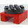 LEGO Rood Turntable Poten met Zwart Top (30516 / 76514)