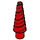 LEGO rot Unicorn Horn mit Spiral (34078 / 89522)